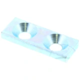 Anschlag Flacheisen M8 Tragarm Doppelgelenk Nussbaum