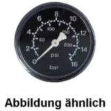 Manometer 0-16 bar für Druckminderer