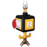 Energieversorgungs-Gondel mit Druckluftrohr und Aufhängesystem