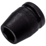 Kraft-Stecknuss 1/2 Zoll 6 Kant für Schlagschrauber 15 mm Länge 38 mm