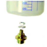 AUSLASS Schnellkupplung mit Schiebestück für Bremsenfüll- und Entlüftergeräte