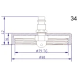 Stierius Anschlussdeckel Nr. 34 für Bremsenfüll- und Entlüftergeräte