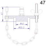 Anschlussdeckel Nr. 47 für Bremsenfüll- und Entlüftergeräte