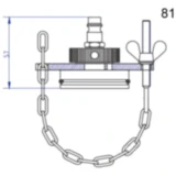 Stierius Anschlussdeckel Nr. 81 für Bremsenfülldgeräte
