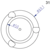Anschlussdeckel für Bremsenfüll- und Entlüftergeräte 6572796
