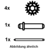 Drahtvorschubrollensatz 0.8 mm für Migatronic