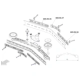 LEISTE SAUGLIPPE hinten außen Rex 510