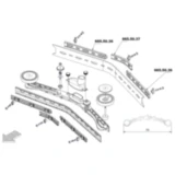Sauglippe Leiste hinten innen für JMP REX 510