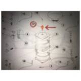 Fixierungskegel für Klimaservicegeräte K700 Texa