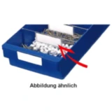 Etikett für Regalkästen Pack = 10 Stück für Kasten 152M