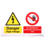Hochspannung Warnhinweis Kein Zugang