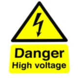 Hochspannungs-Sicherheitshinweisschild