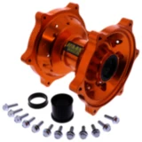 Nabe CNC gefräst orange vorne