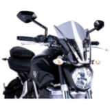 Touringscheibe Puig New Generation für Nakedbike rauchgrau