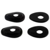 Blinklicht Montageplatte für Suzuki ISS1 schwarz