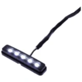 JMP Mini-LED Kennzeichenleuchte schwarz mit Klebebefestigung