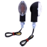 JMP CATEYE Mini Blinker schwarz, kurz mit klarem Glas