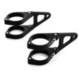 Lampenhalter Daytona Aluminium 41 mm kurz schwarz