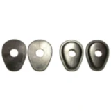 Blinkeradapterplatte schwarz für Motorräder