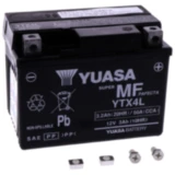 Batterie Motorrad YTX4L wet Yuasa Alternative: 7070104 passend für: Benzhou YY50QT - 6, YY50QT, YY50QT - 15