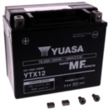 Batterie Motorrad YTX12 wet Yuasa Alternative: 7073943 passend für: Kawasaki KLE, VN, W