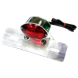 Mini Cat Eye Rückleuchte JMP mit Aluminium Nummernschildhalter