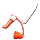 Kraftstoffkanister 0,5L klar mit Füllrohr für Motorräder