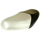 Sitzbank komplett weiß / schwarz 101 Octane passend für: AGM GMX 450, Baotian BT49QT - 10, BT49QT - 9N1, BT49QT - 9R1