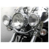 Lampenhalter vorne chrom Fehling passend für: Triumph Thunderbird