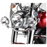 Lampenhalter chrom für Zusatzscheinwerfer