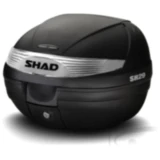 Topcase schwarz 29 Liter Shad SH29 mit Trägerplatte passend für: Honda CB, CBR, CBF