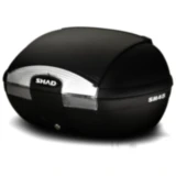 Topcase schwarz 45 Liter Shad SH45 mit Trägerplatte passend für: Honda CB, CBR, CBF