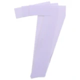 Startnummern NO.7 für BlackBird Racing, 3 Stück, weiß 13x7 cm