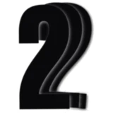 Startnummern NR.2 BlackBird Racing für Motorräder