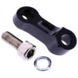 Spiegeladapter schwarz JMP M10 x 1.2 für Motorräder