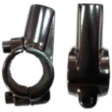 Spiegelhalter schwarz 22 mm für Motorräder 7130602