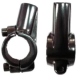Spiegelhalter schwarz 22 mm für Motorräder 7130610
