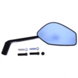 Universeller schwarzer Stangenspiegel rechts für Motorräder