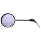 Runder schwarzer Spiegel universal - passt links & rechts