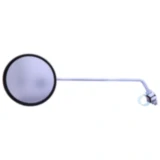 Runder Chromspiegel links für Motorräder