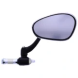 Lenkerendenspiegel chrom für Motorräder rechts