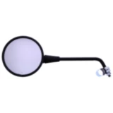 Runder schwarzer Stangenspiegel für Links- und Rechtsmontage