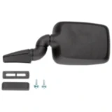 Spiegel eckig schwarz für Links und Rechts