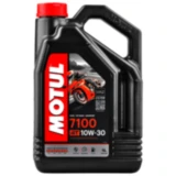 Motul 7100 4T 10W30 Synthetisches Motoröl für Motorräder 4 l