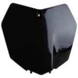 Startnummerntafel in Schwarz