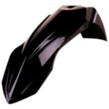 Schwarzes Vorder-Schmutzblech von Polisport