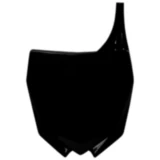 Startnummerntafel Schwarz für Motorräder