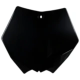 Startnummerntafel schwarz für Motorräder