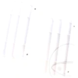 Kühlerlamellen Satz für Motorräder weiß 7160972