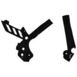 Rahmenprotektor schwarz Satz passend für: KTM EXC